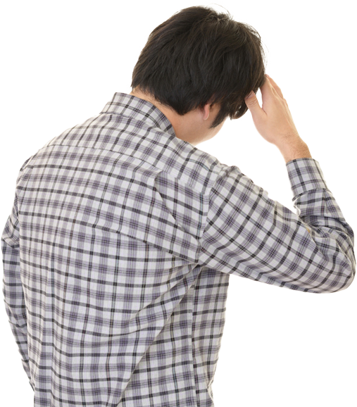悩む男性